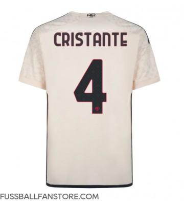 AS Roma Bryan Cristante #4 Replik Auswärtstrikot 2023-24 Kurzarm